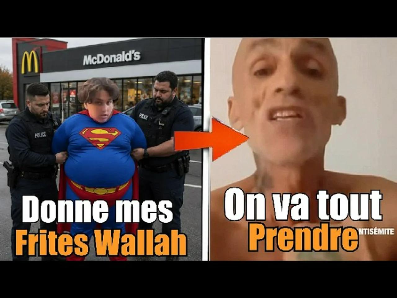 Hamza la douane agresse une serveuse et se fait arrêter 😱 Un musulman menace les Français 😡
