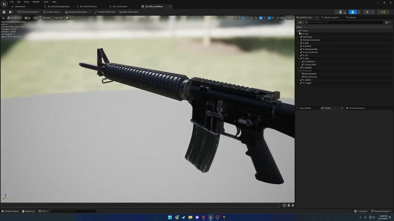 Shooter Framework Docs P3 Setup Firearm