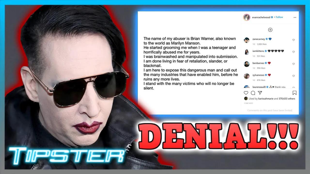 Marilyn Manson DENIES Allegations Of Abuse