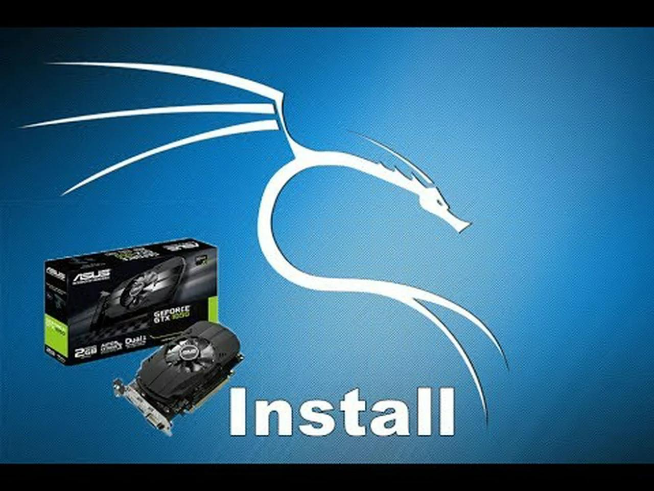Install nvidia video card in Kali Linux