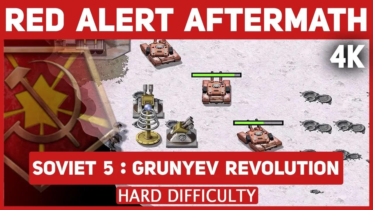Red Alert Aftermath Remastered 4K - Soviet Mission 5: Grunyev ...