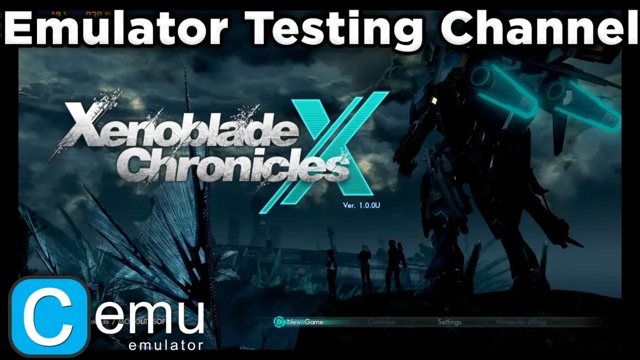 Xenoblade Chronicles X Cemu 1.25.3c Nintendo Wii U Emulator