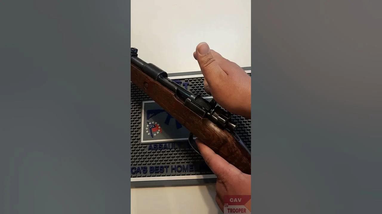 Decocking K98K Mauser rifles , WWII German byf 44 K98K #shorts