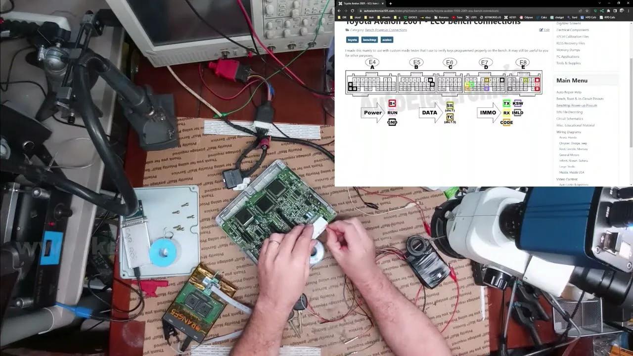 Programming virgin EEPROM Memory in Toyota ECU for Immobilizer Master ...