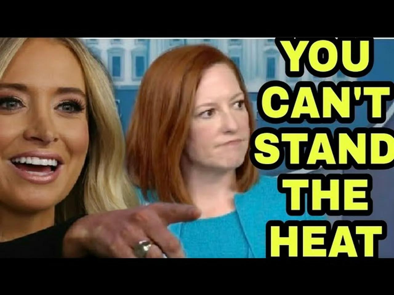 KAYLEIGH MCENANY DESTROYS JEN PSAKI FOR HIDING FROM THE PRESS