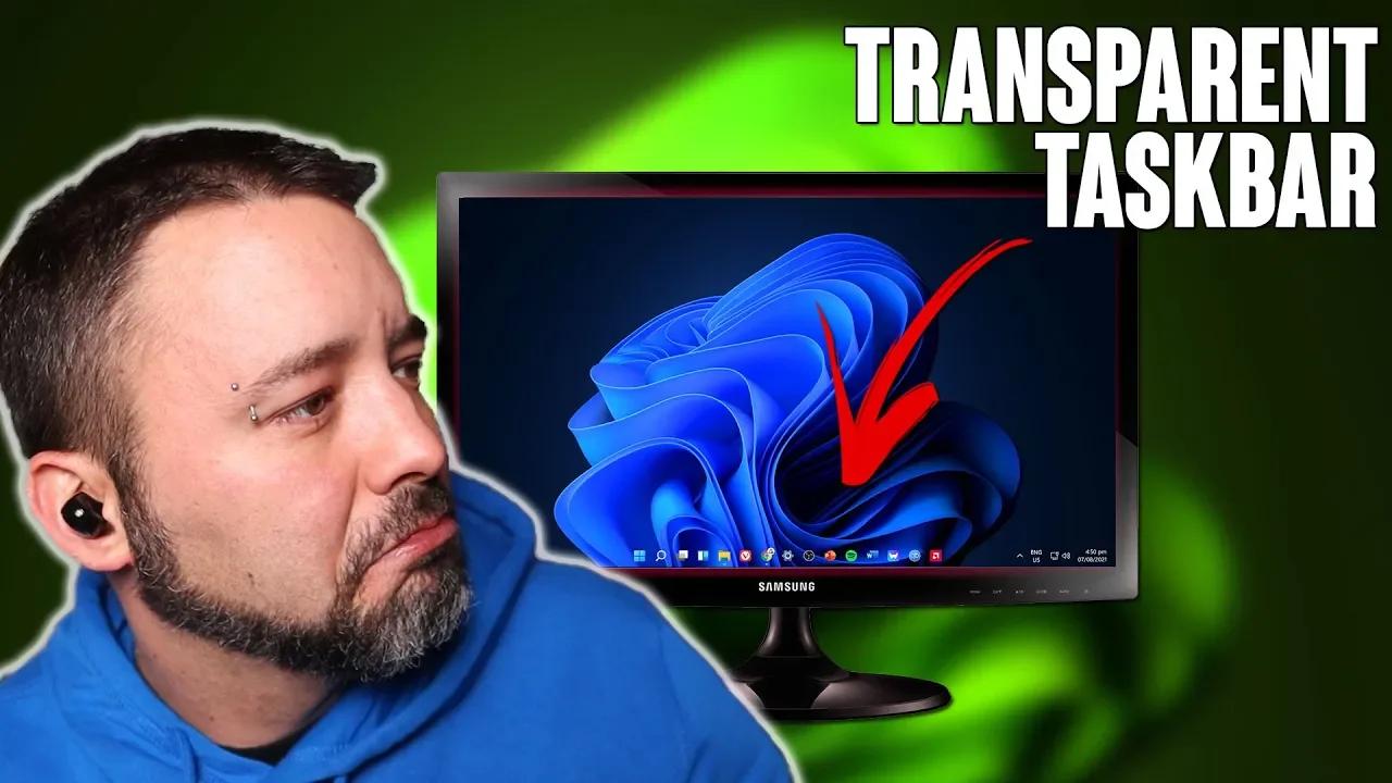 windows 11 transparent taskbar github