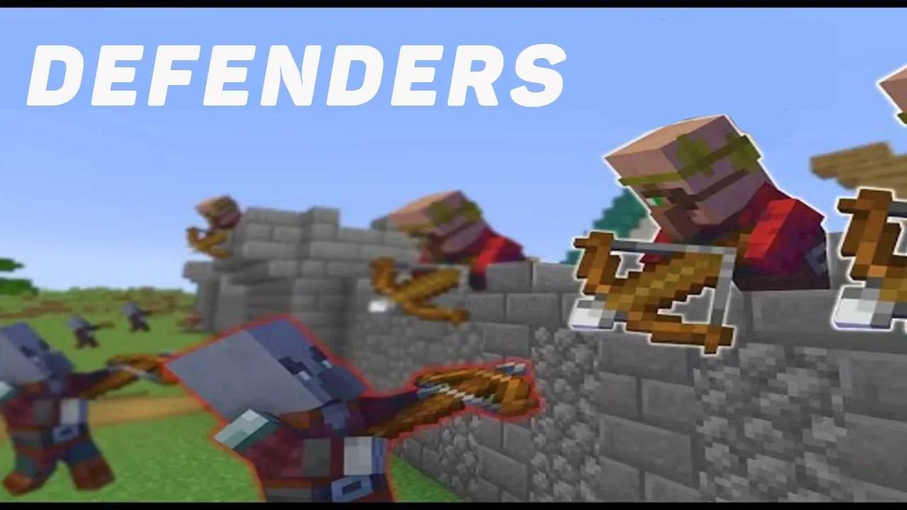 Guard Villagers. Defenders of the village. Tutorial / Guide (minecraft ...