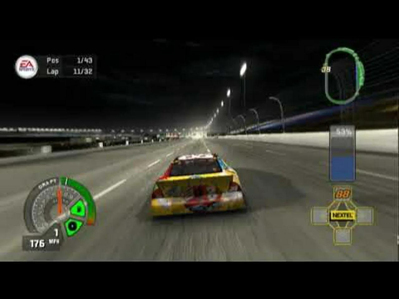 NASCAR 07 (PS2 Gameplay)