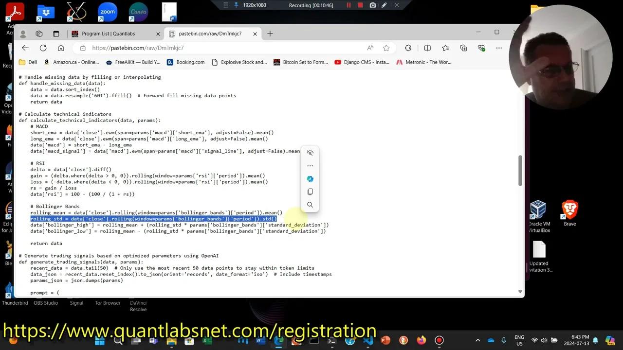 Automated Trading Systems Python Walk through with OpenAI v2