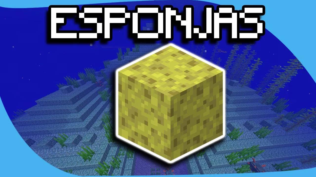 Como hacer ESPONJAS en Minecraft