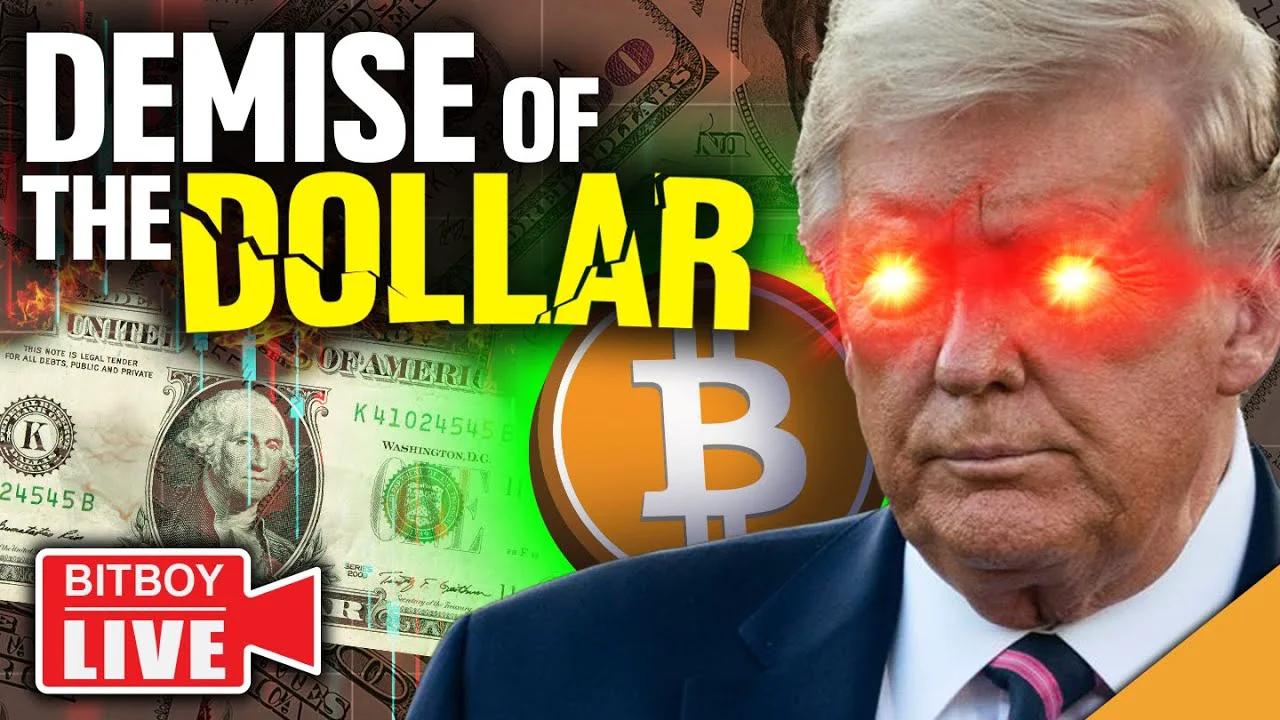 Bitcoin Prepares For MASSIVE Move! (Trump Predicts The Dollar's DEMISE)