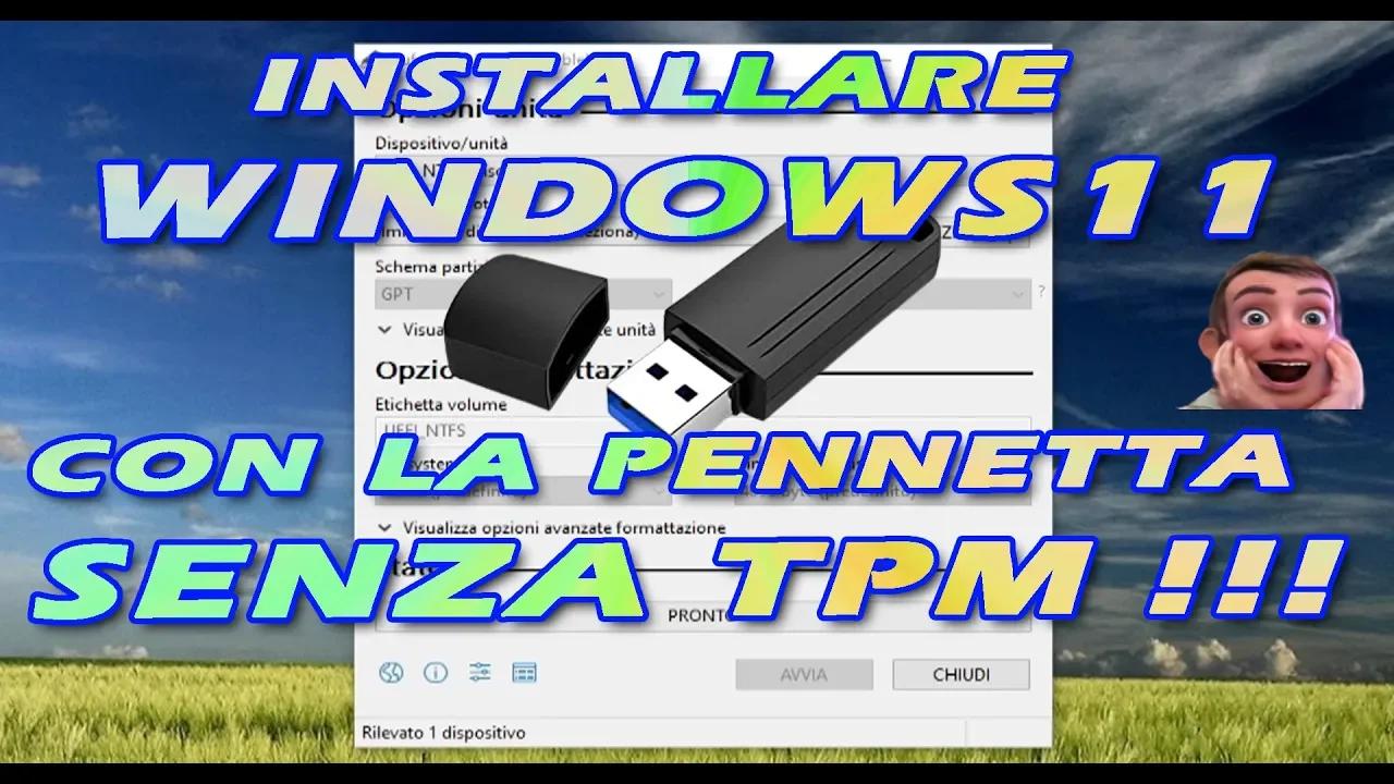 windows 11 no tpm rufus