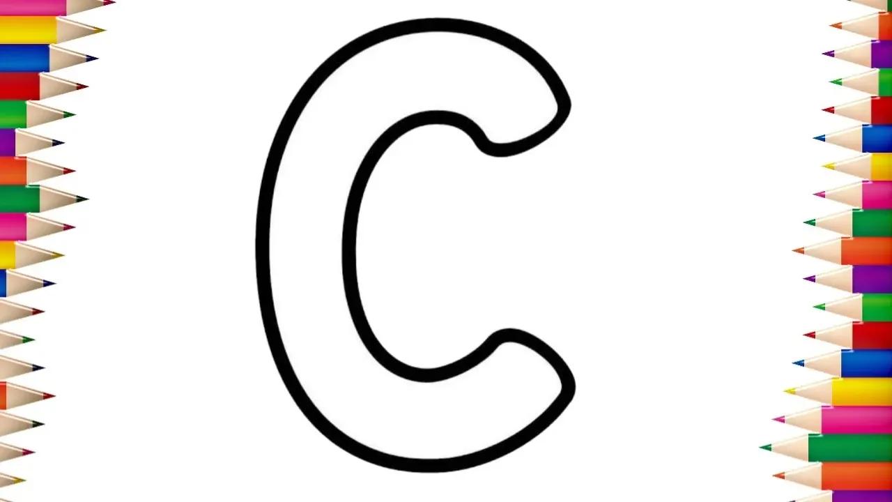 How To Draw C For Cat For Kids Easy And Step By Step