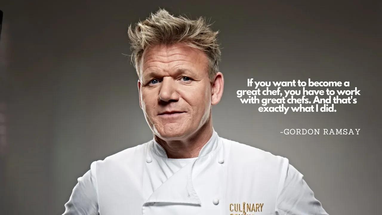 Gordon Ramsay's Inspirational Speech - tips and insights for young chefs
