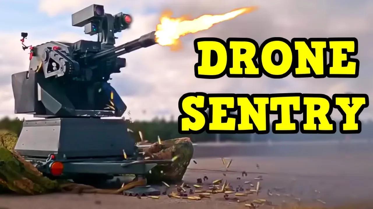 Polish 12.7mm Rotary Cannon | DRONE SENTRY GUN