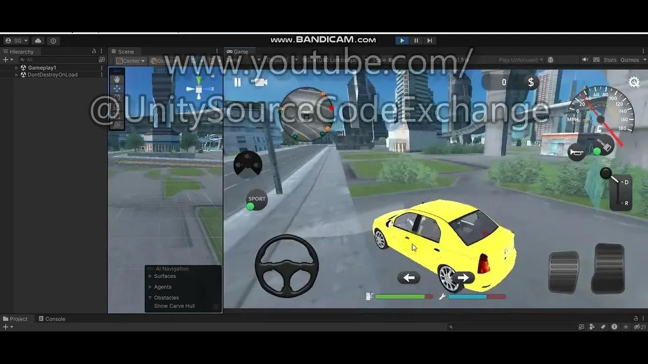 Taxi Driver Simulator - Unity Source Code for Sale