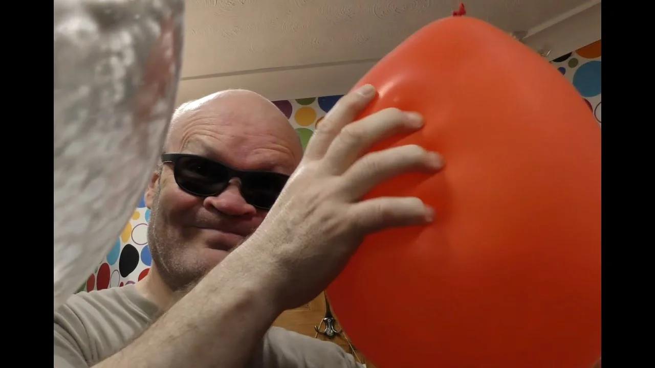 Angry Man Bursting Balloons By HAnd Tangobaldy™