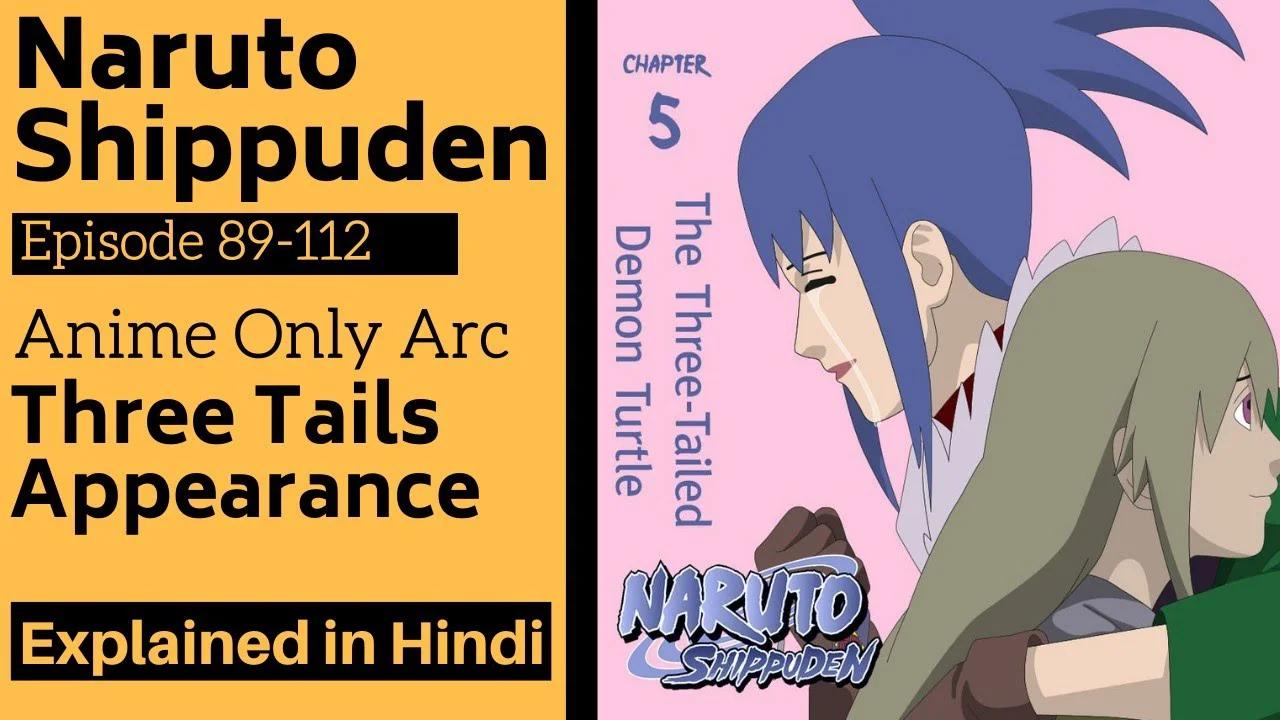Naruto Shippuden Anime Only Arc Three Tails Appearance Complete Story