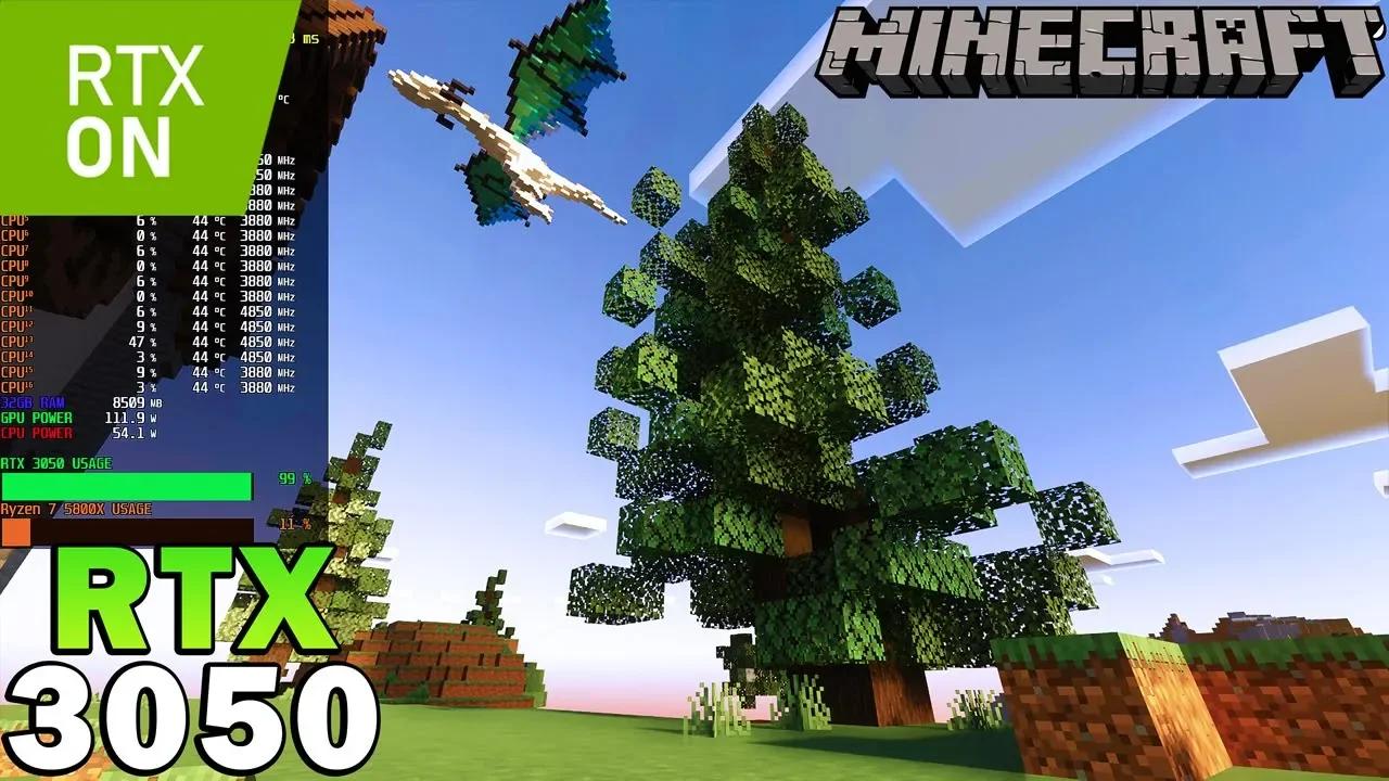 Minecraft Rtx Rtx 3050 Ryzen 7 5800x Ray Tracing 4k 1440p