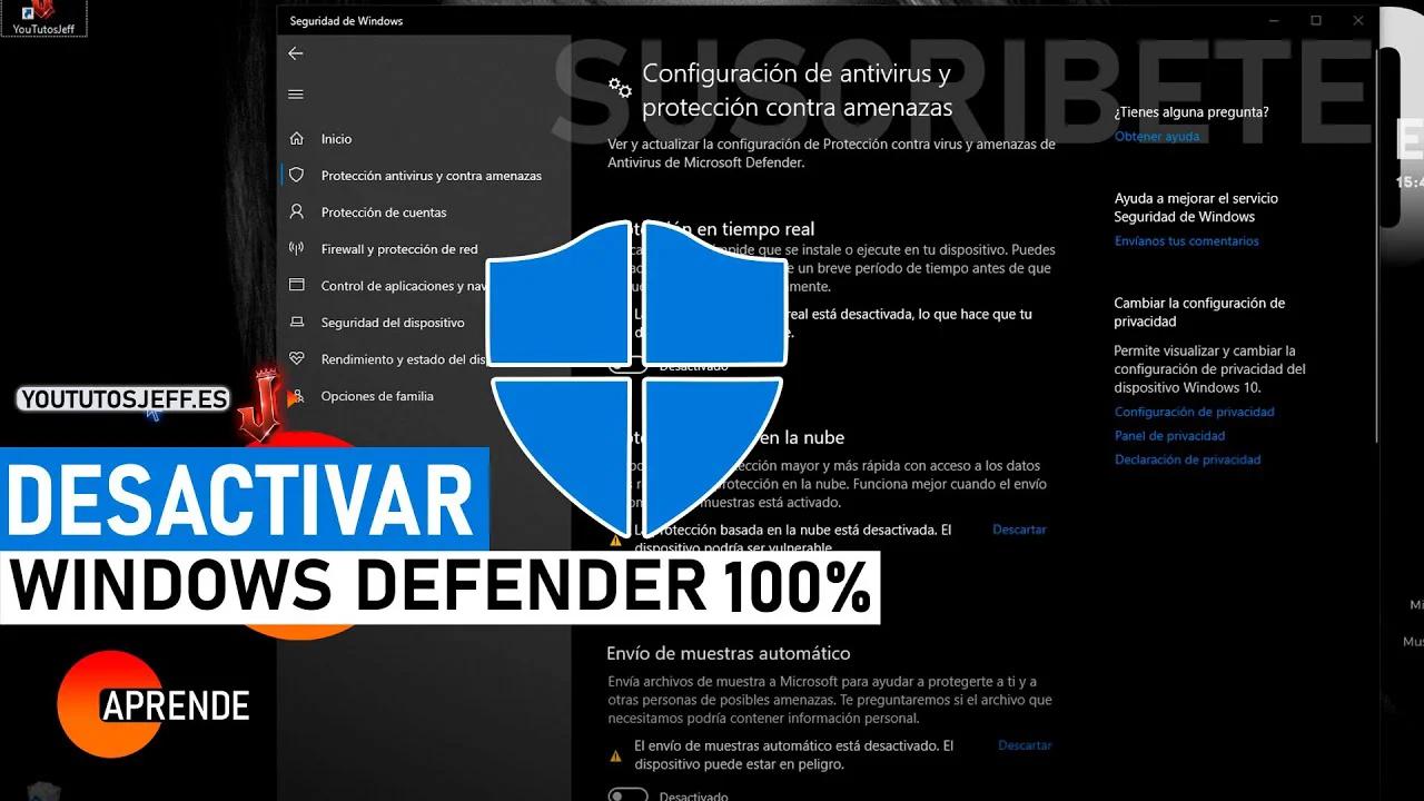 Como Desactivar Windows Defender Windows 10 рџ µ