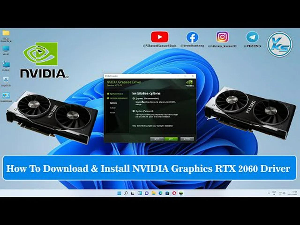 How To Download And Install Nvidia Graphics RTX 2060 Driver in Windows ...