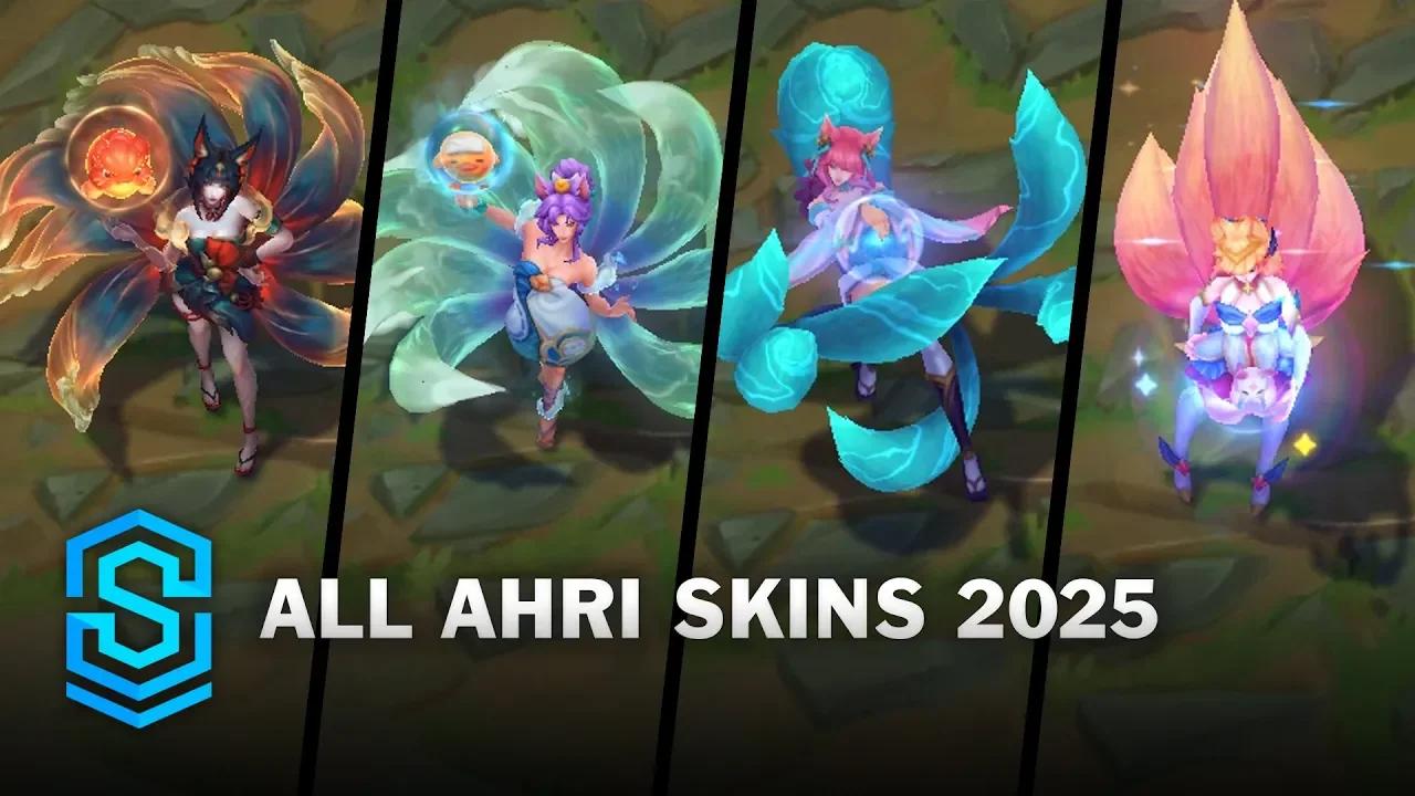 All Ahri Skins Spotlight 2025