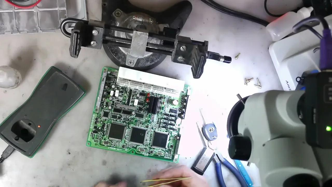 Lexus ECU eeprom flash programming of transponder keys in a 2001 LX470 ...