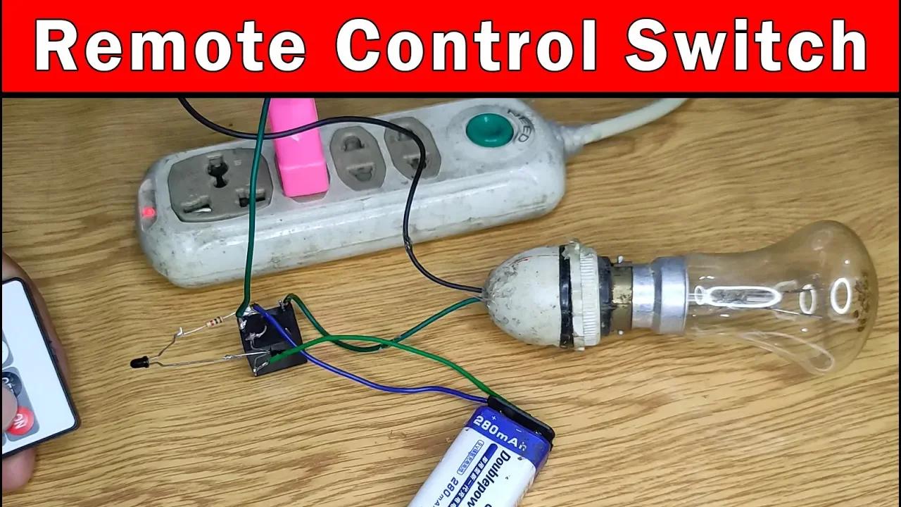 How To Make Remote Control Fan And Light Diy Wireless Remote Control