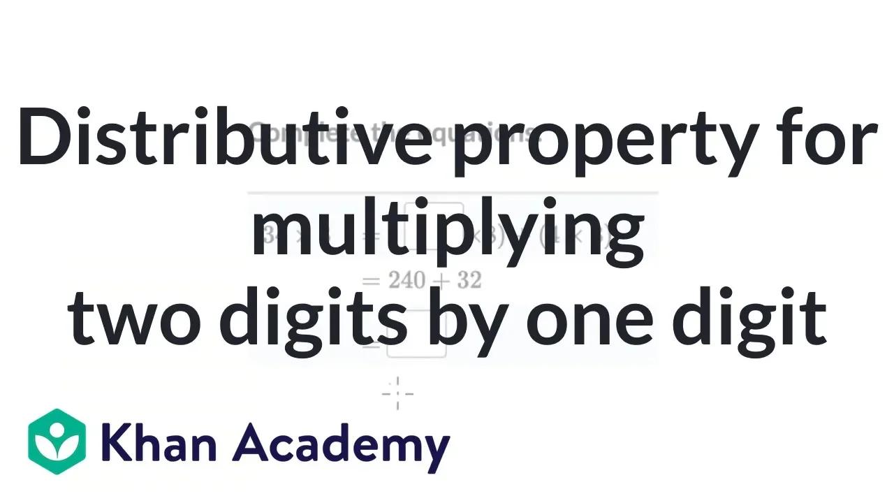 Multiplying 2-digit by 1-digit numbers within 1000 using the ...