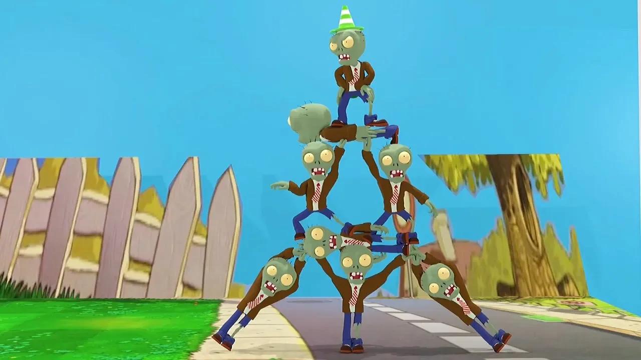 Plants vs Zombies Lawn Battle Animation 3D - Episode 6 Pyramid of zombies