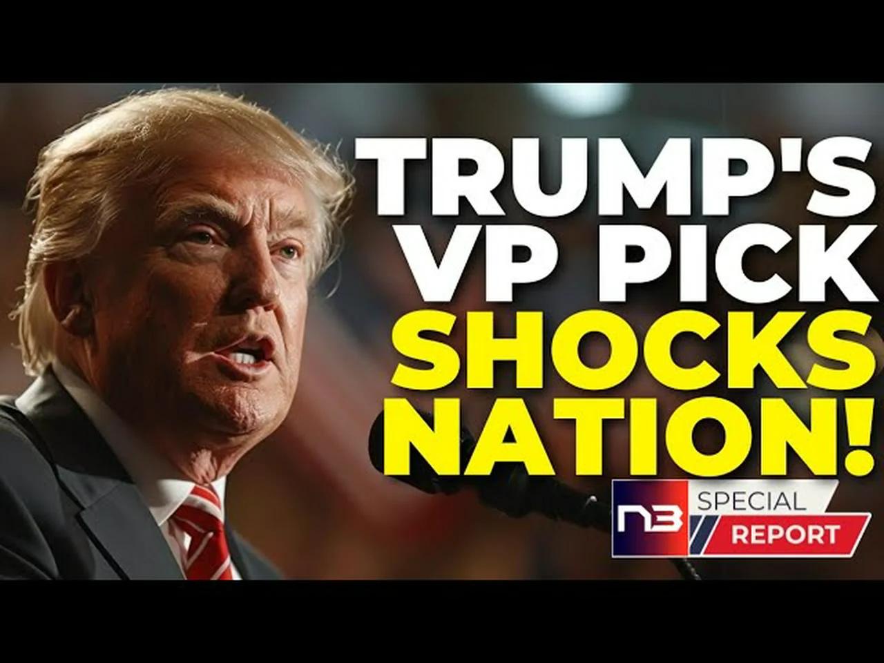 BREAKING: Trump's VP Pick Shocks Nation as Assassination Attempt