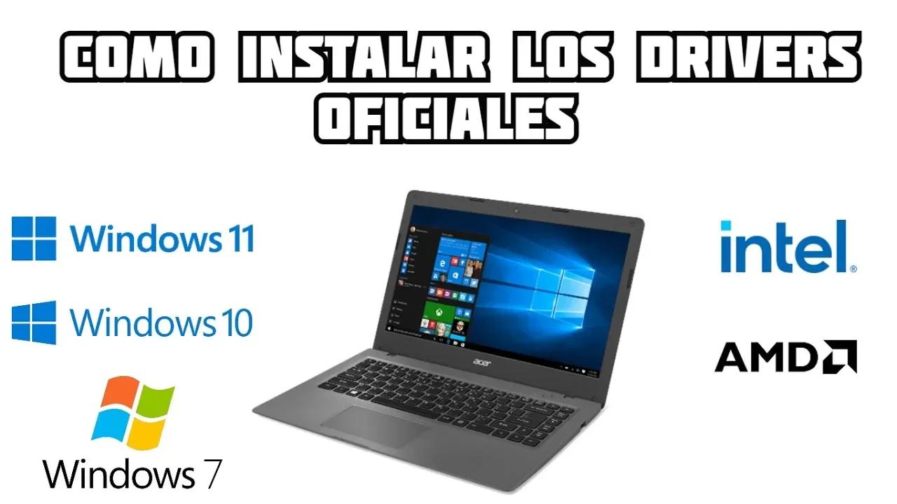 Como DESCARGAR DRIVERS OFICIALES en Windows 11/10/8.1//7 | 2023