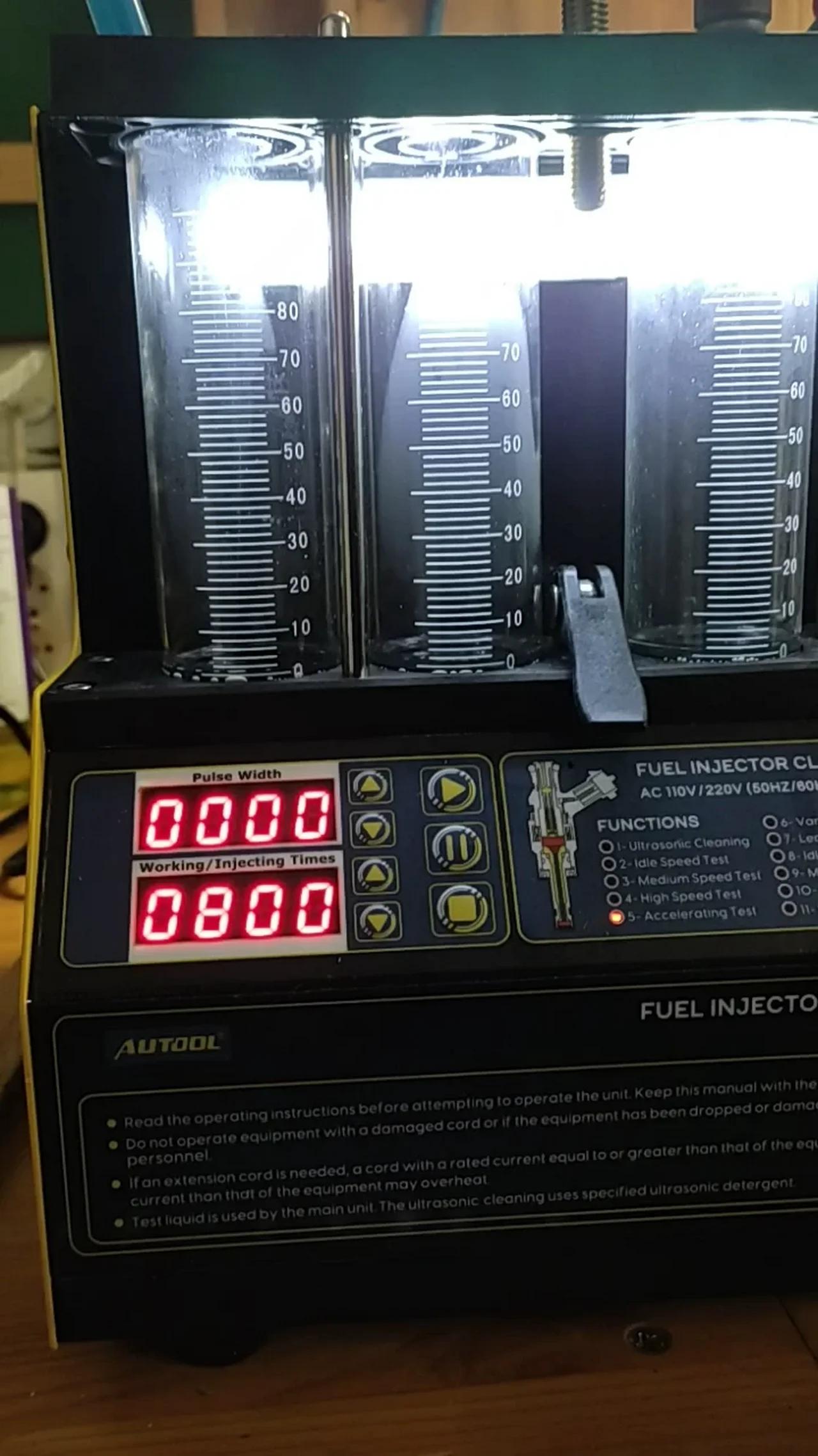 0280150803 Injector accelerating test after refurbishment