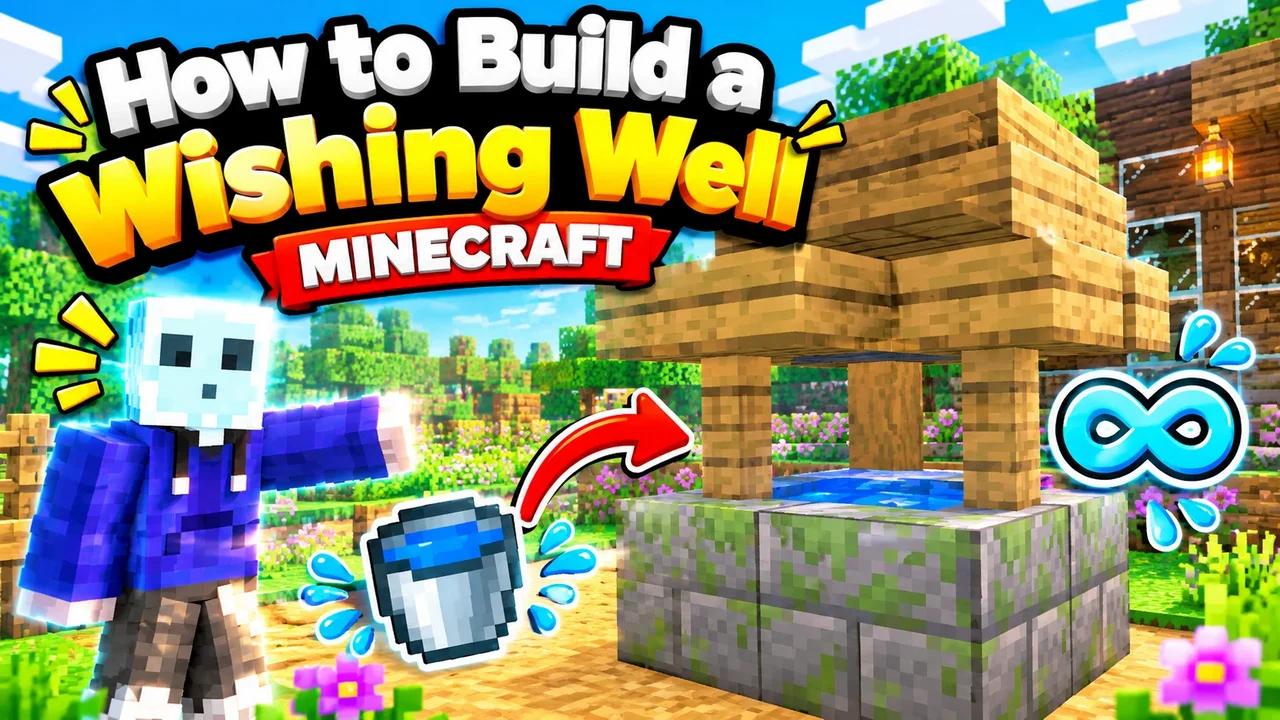 How to Build a Wishing Well  #minecraft