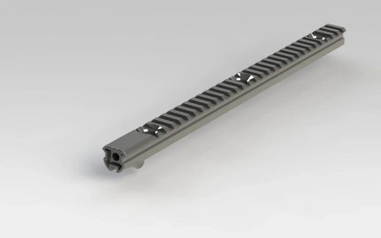 Free float top rail