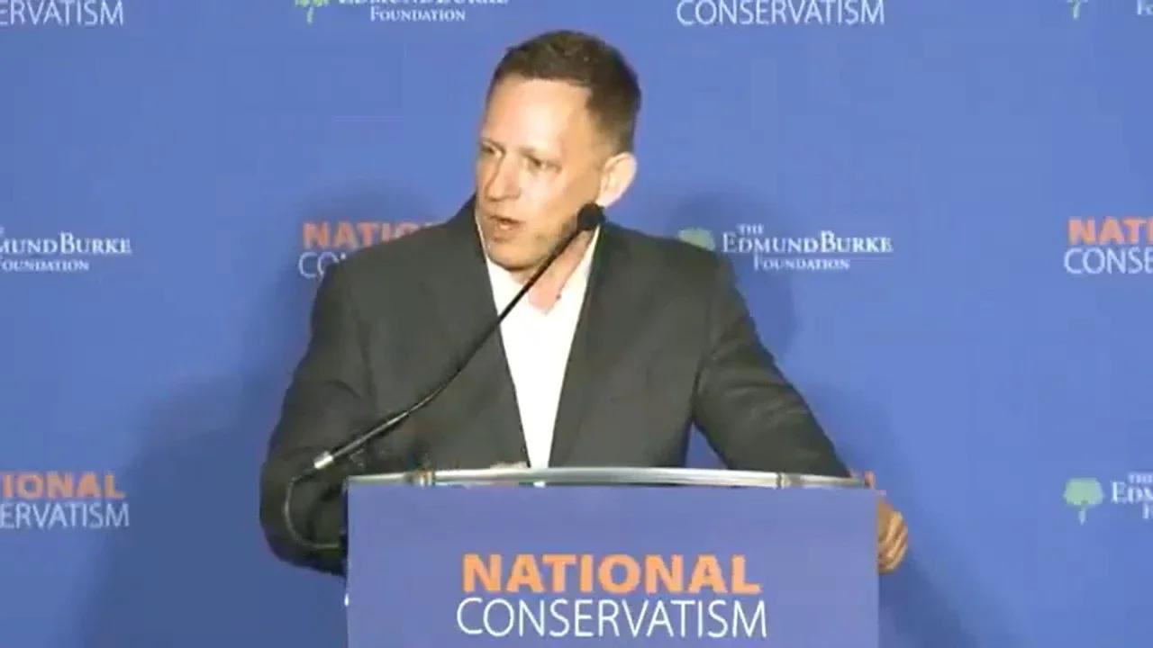 Bilderberg steering committee member Peter Thiel discusses his association with Jay Bhattacharya