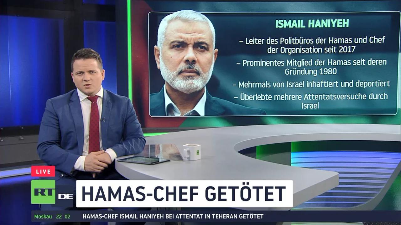 ⁣Russland und China verurteilen Ermordung von Hamas-Chef und warnen vor Eskalation