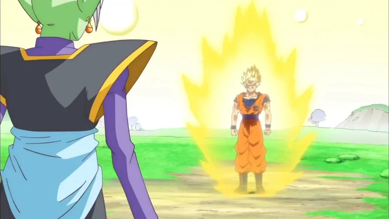 Goku Fights With Zamasu For The First Time In Hindi Dragon Ball Super