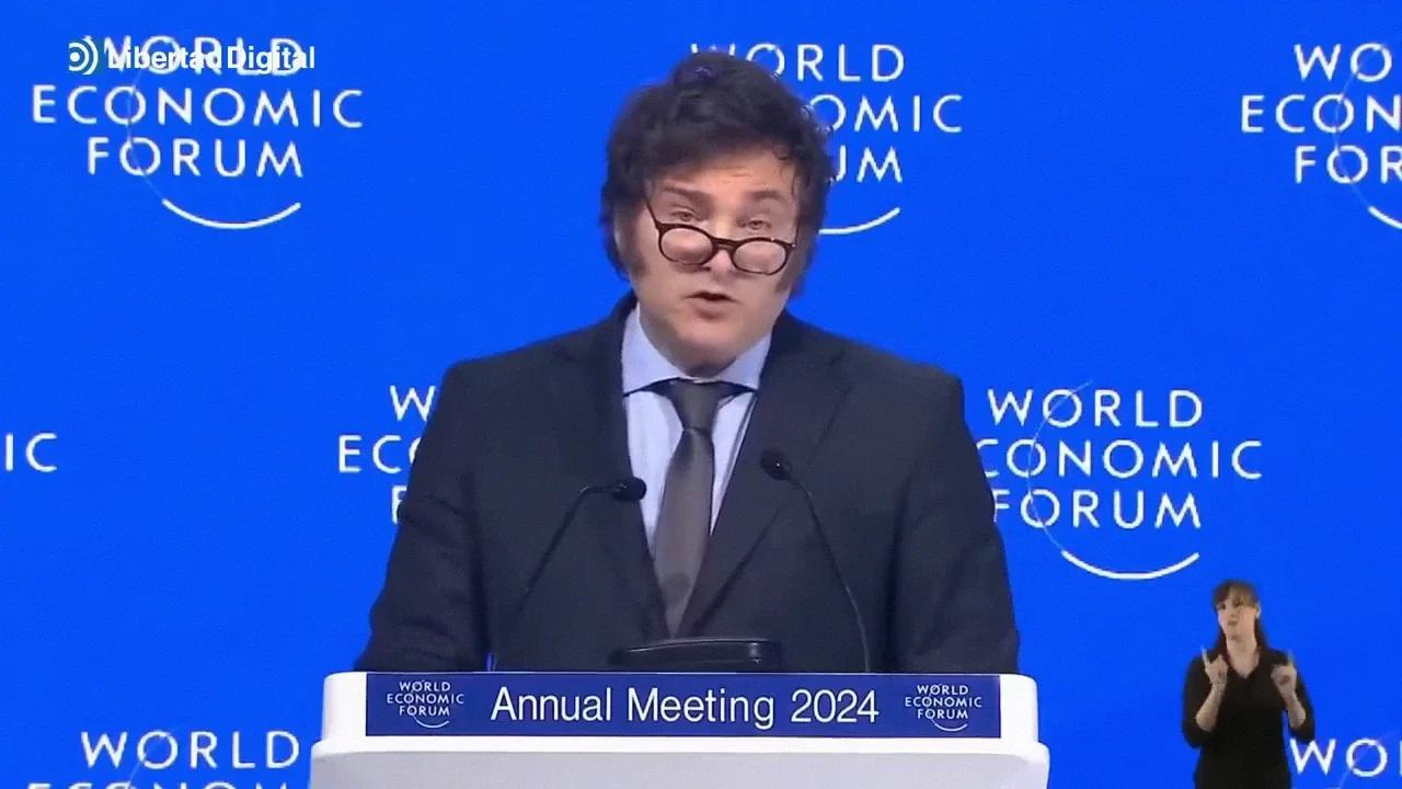 TRADUCTION FR : Discours de Javier Milei à Davos 2024