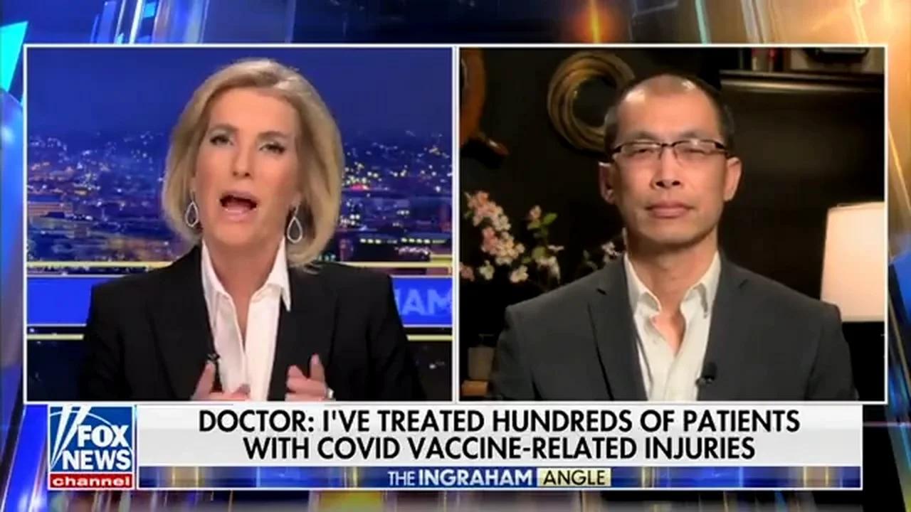 Dr. Michael Huang Appears on The Ingraham Angle to Discuss Massive Increase in Covid ‘Vaccine’ Adverse Events