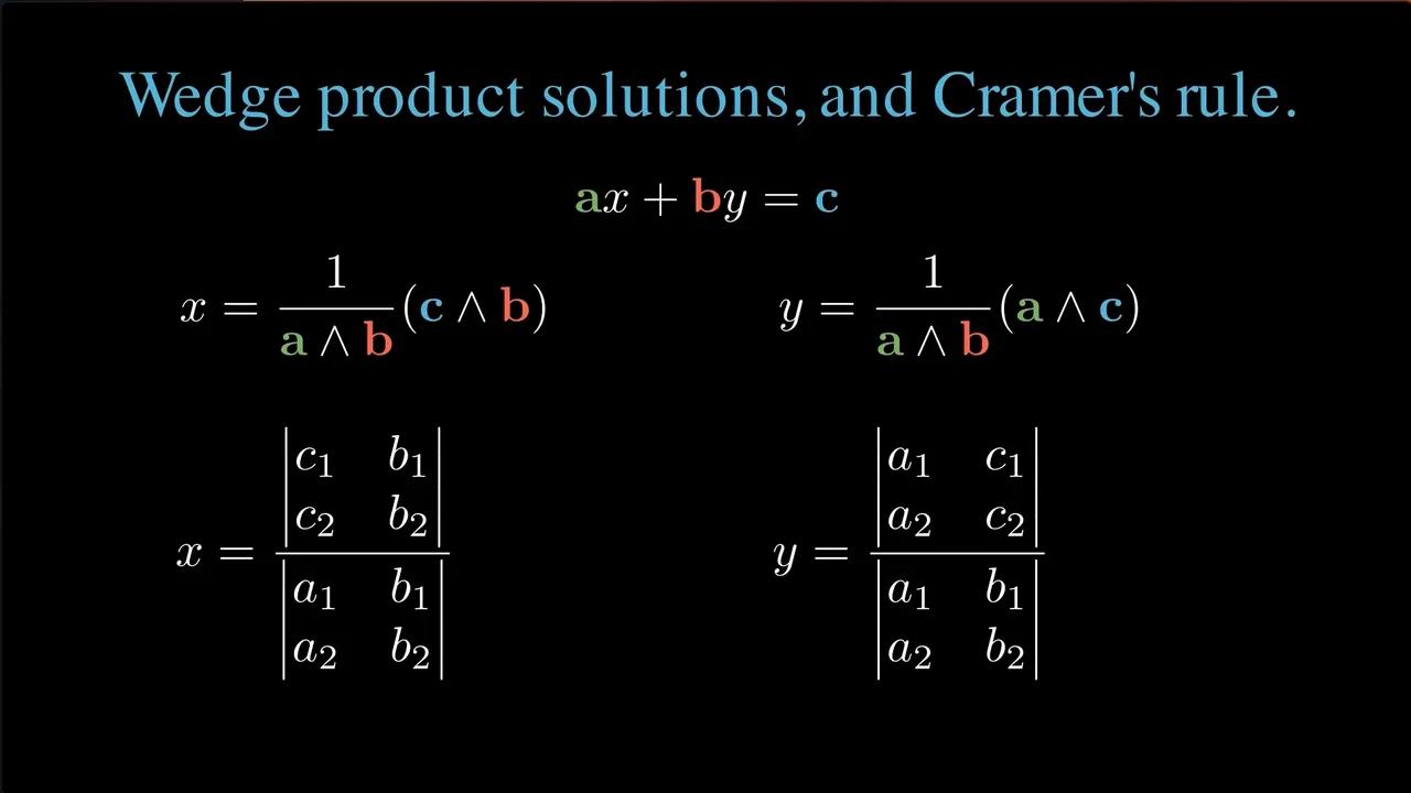 Geometric algebra, exact and least squares solutions of two variable ...