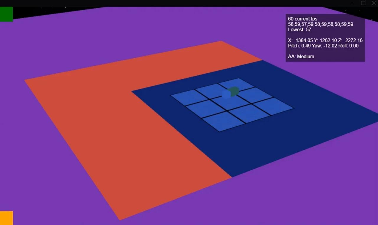 First person tile system demo