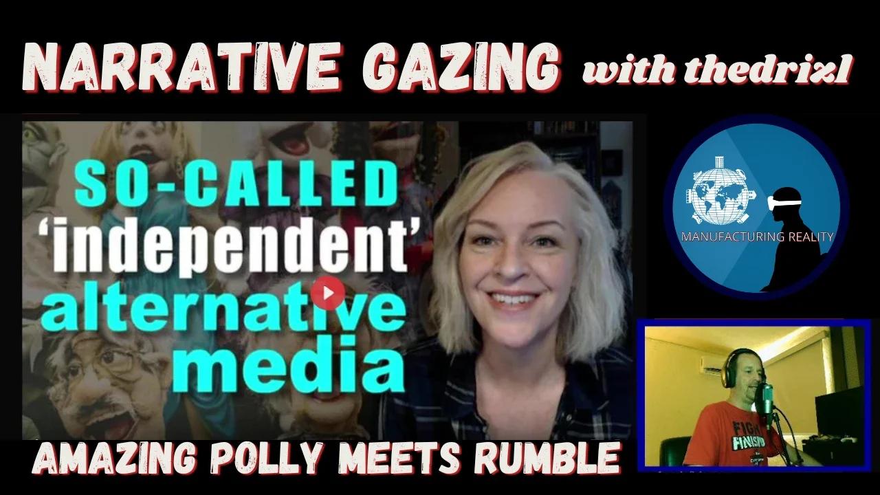 Narrative Gazing: Amazing Polly Meets Rumble