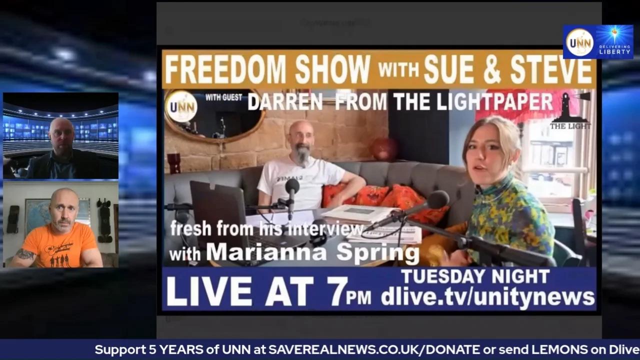 Unity News Network hosted by Delivering Liberty #168