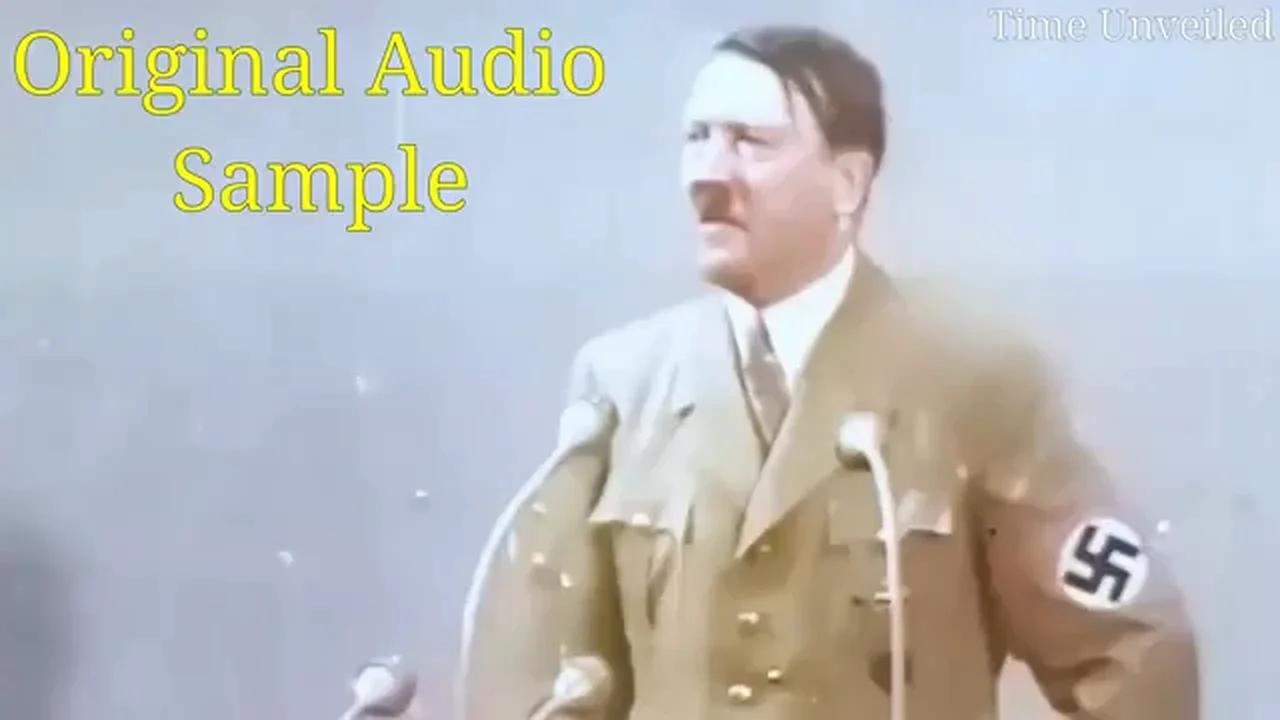 Adolf Hitler In English Ai Reconstruction