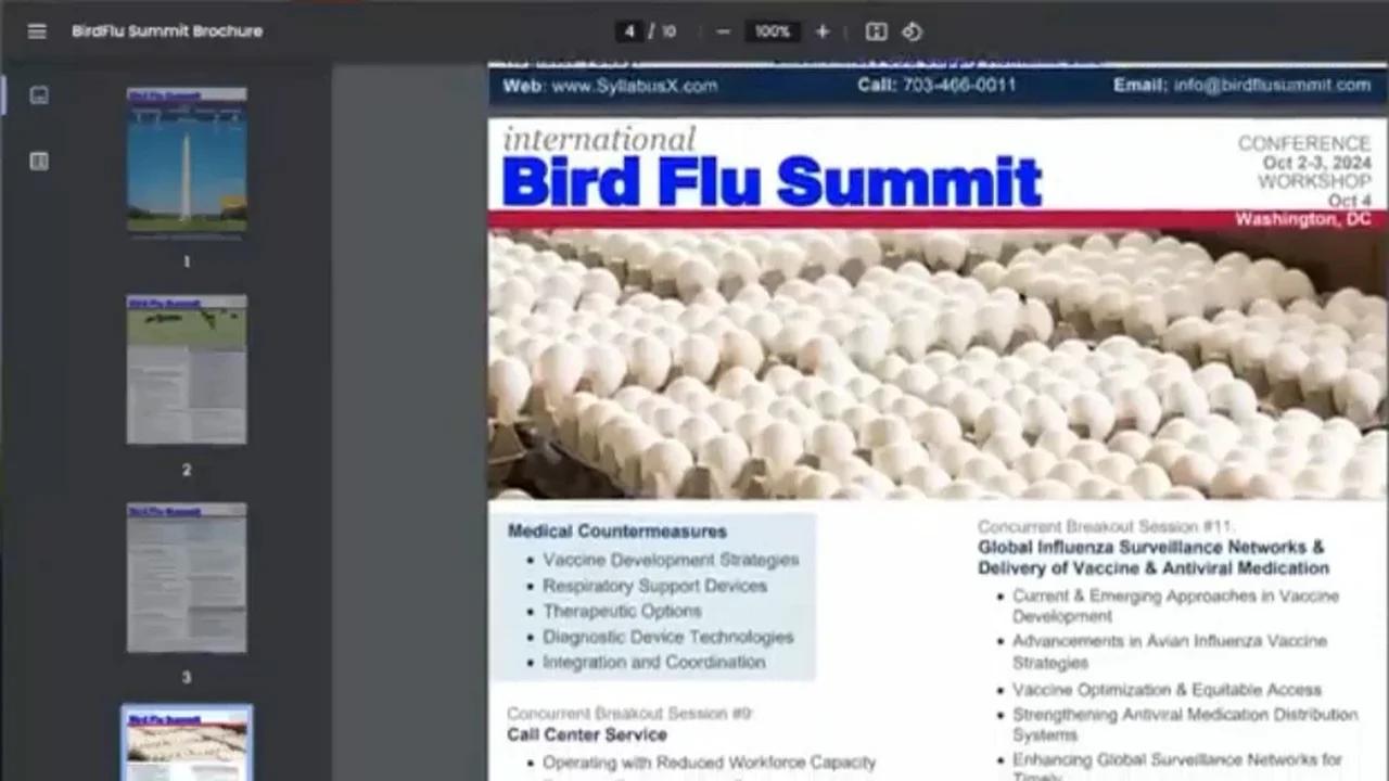 International Bird Flu Summit 2024