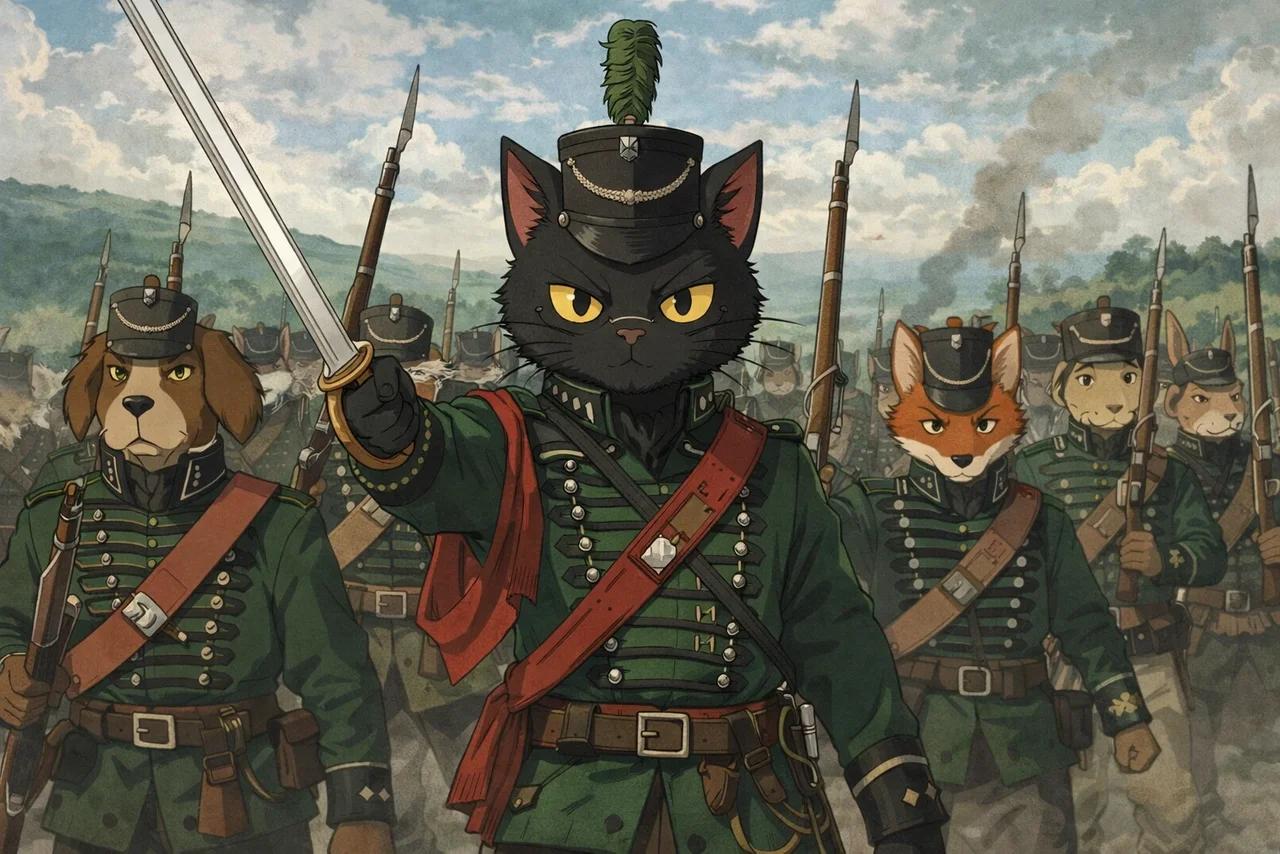 Now that's soldierin'