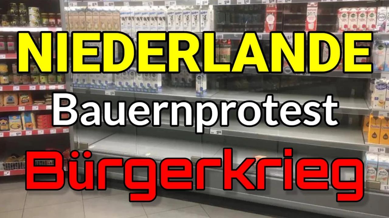 Niederlande: #Bauernprotest #Bürgerkrieg - Was der Mainstream verschweigt