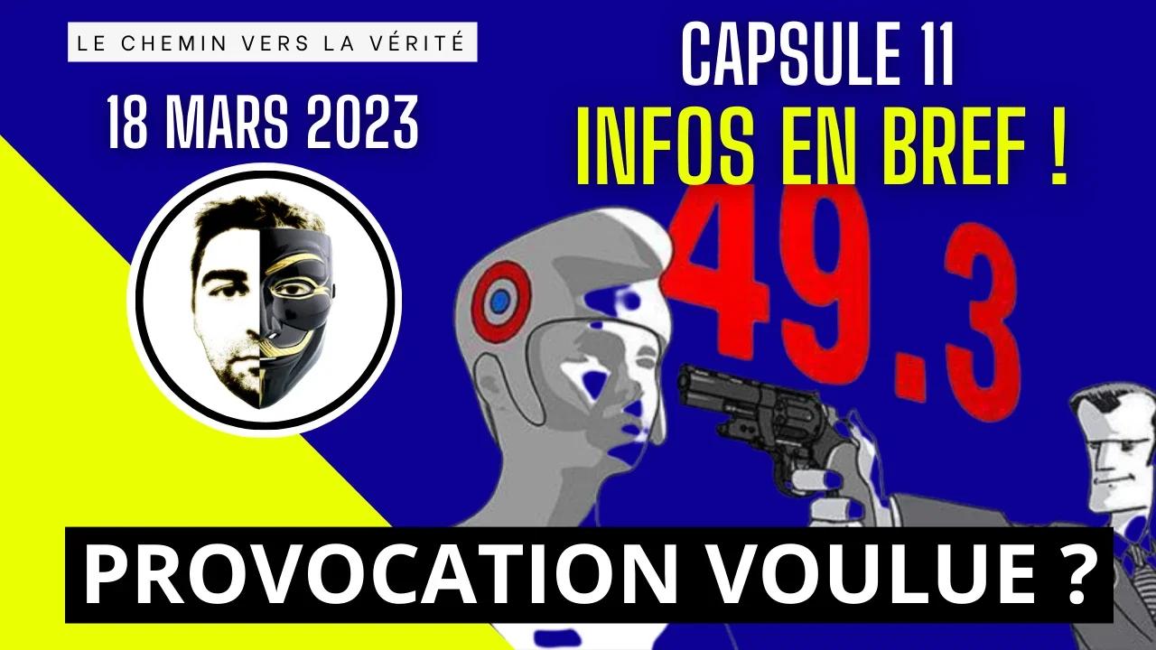 Capsule 11 : Provocation Voulue