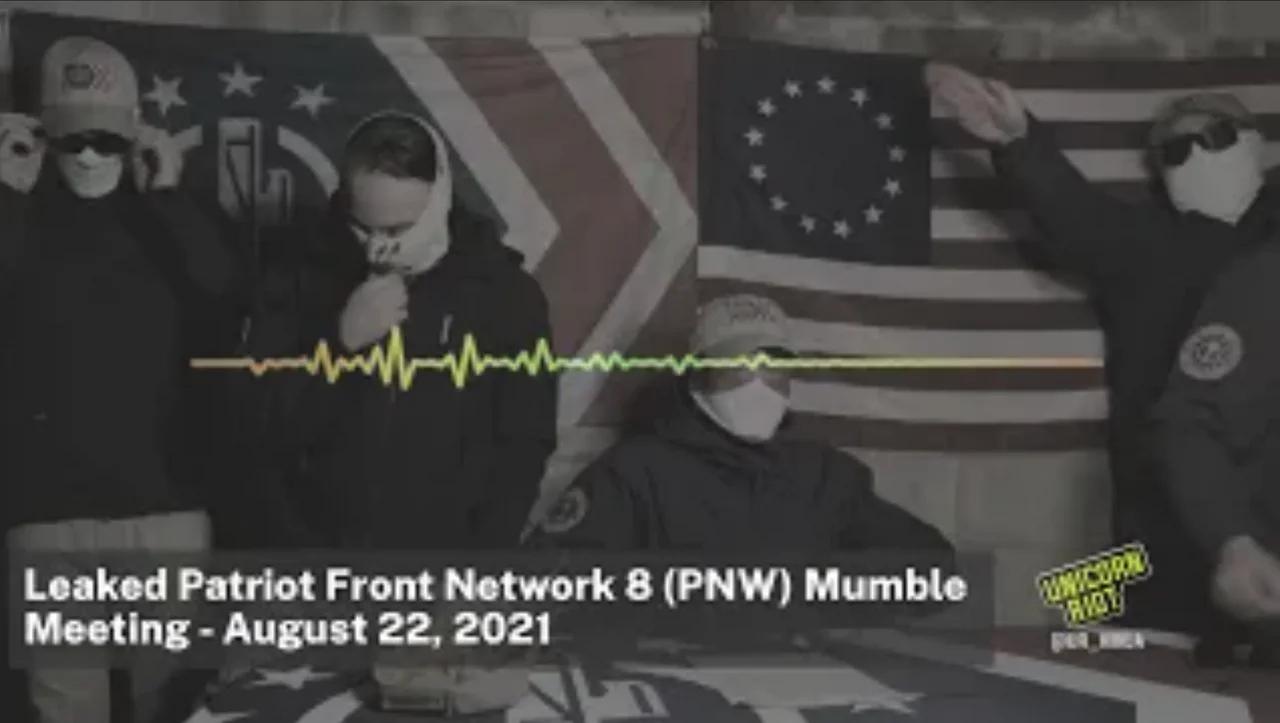 Leaked Patriot Front Mumble Meeting August 22, 2021